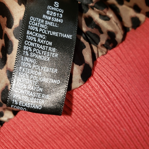 Ambiance vegan leather bomber style jacket size sm - Picture 8 of 8